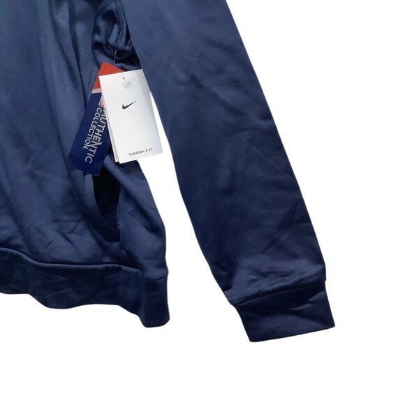 NIKE MLB Boston Red Sox Baseball Dri-Fit Therma Pullover Hoodie Size XL Navy - Picture 5 of 9